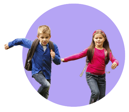 Lopende kinderen